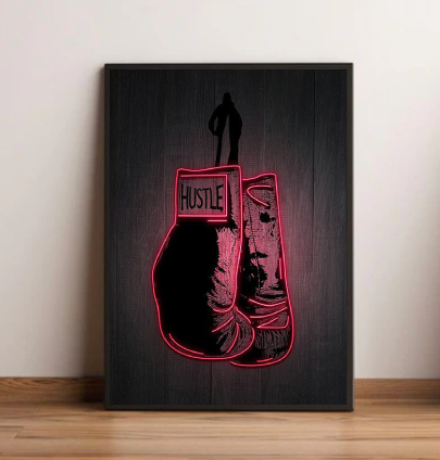 Poster gants de boxe