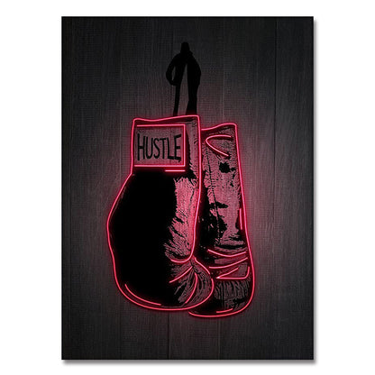 Poster gants de boxe